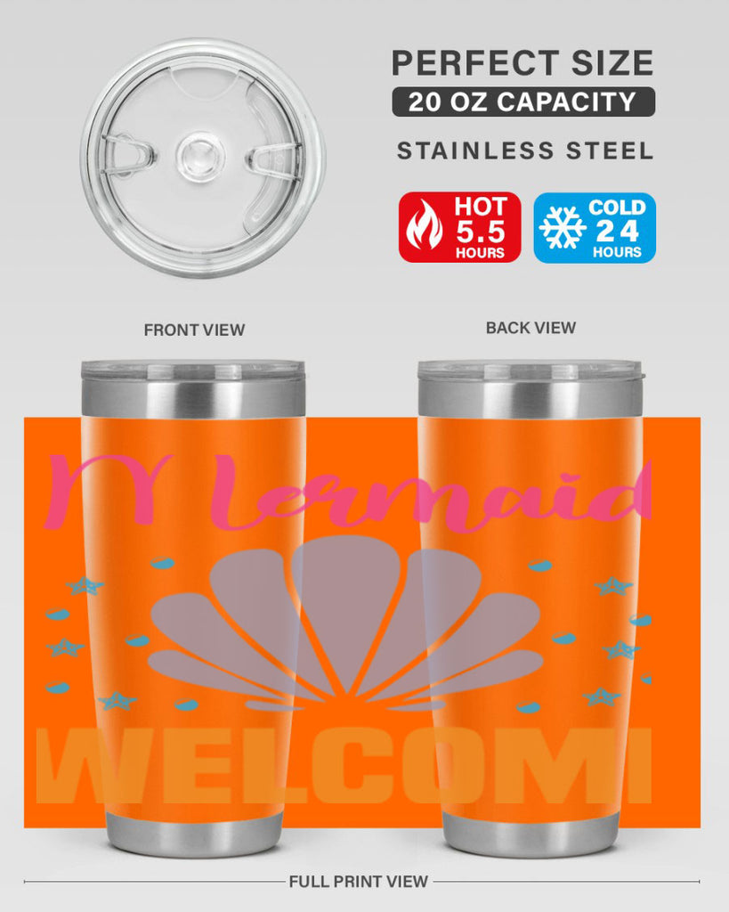 Mermaid Welcome Design 467#- mermaid- Tumbler