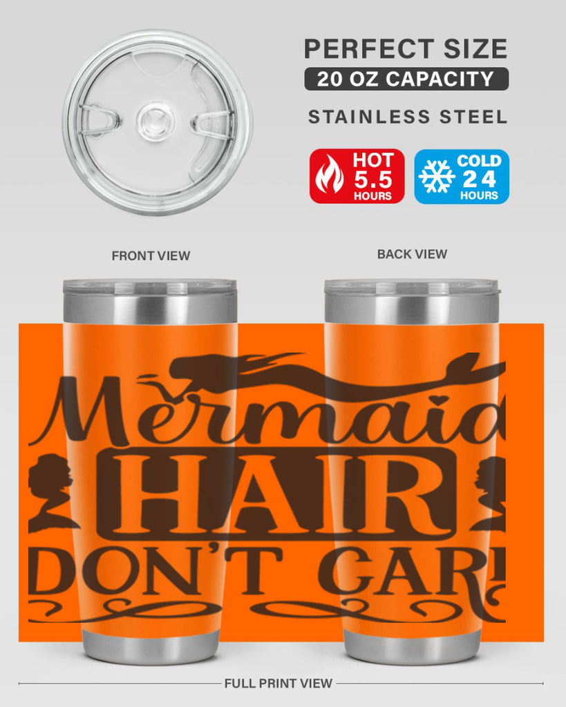 Mermaid hair dont care 409#- mermaid- Tumbler