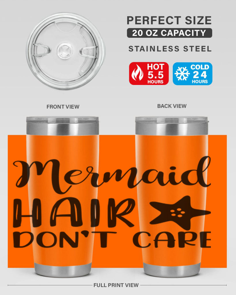 Mermaid hair dont care 411#- mermaid- Tumbler