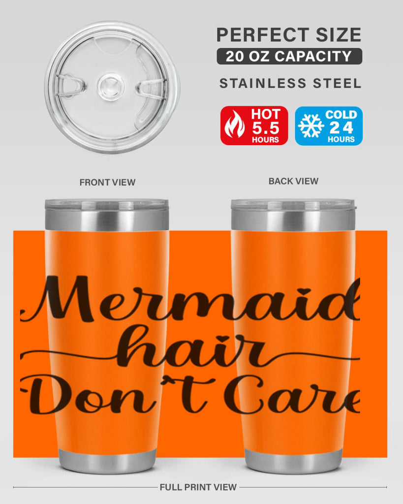 Mermaid hair dont care 412#- mermaid- Tumbler