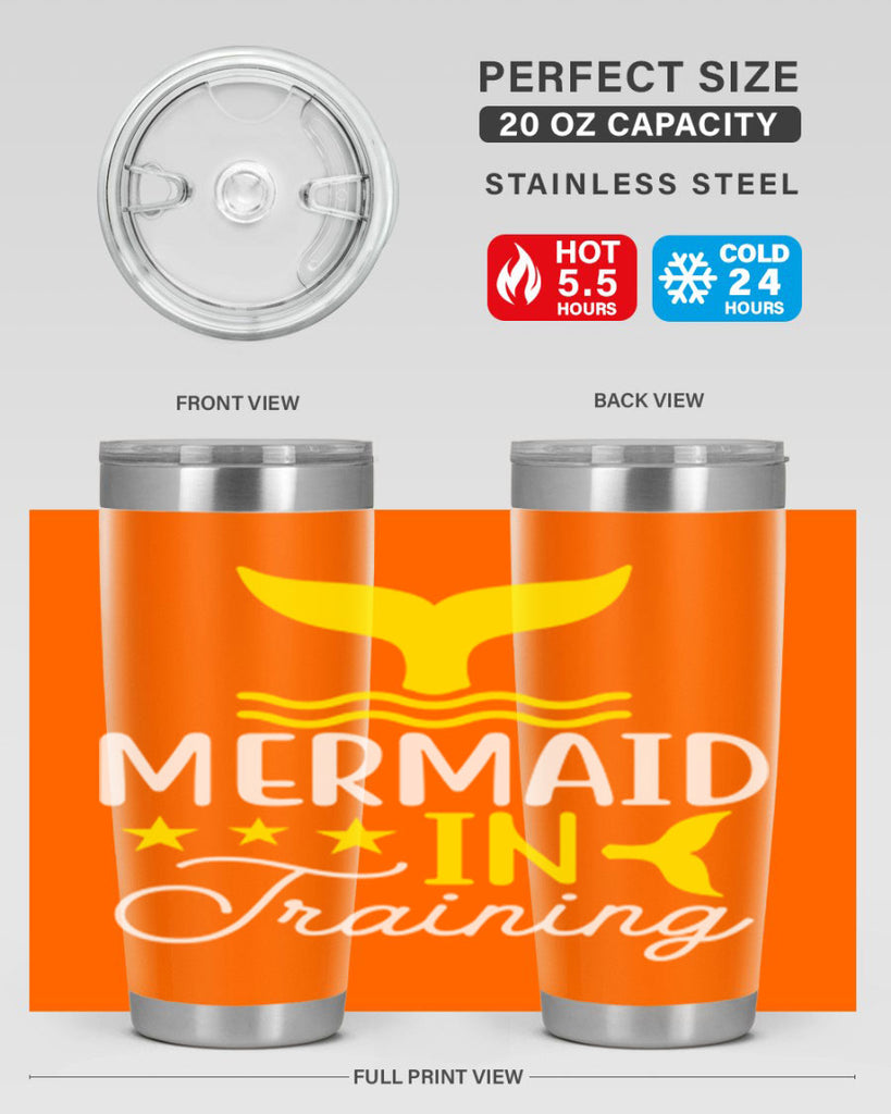 Mermaid in Training 361#- mermaid- Tumbler