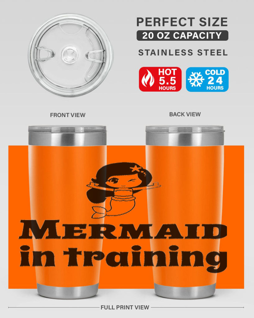Mermaid in training 422#- mermaid- Tumbler