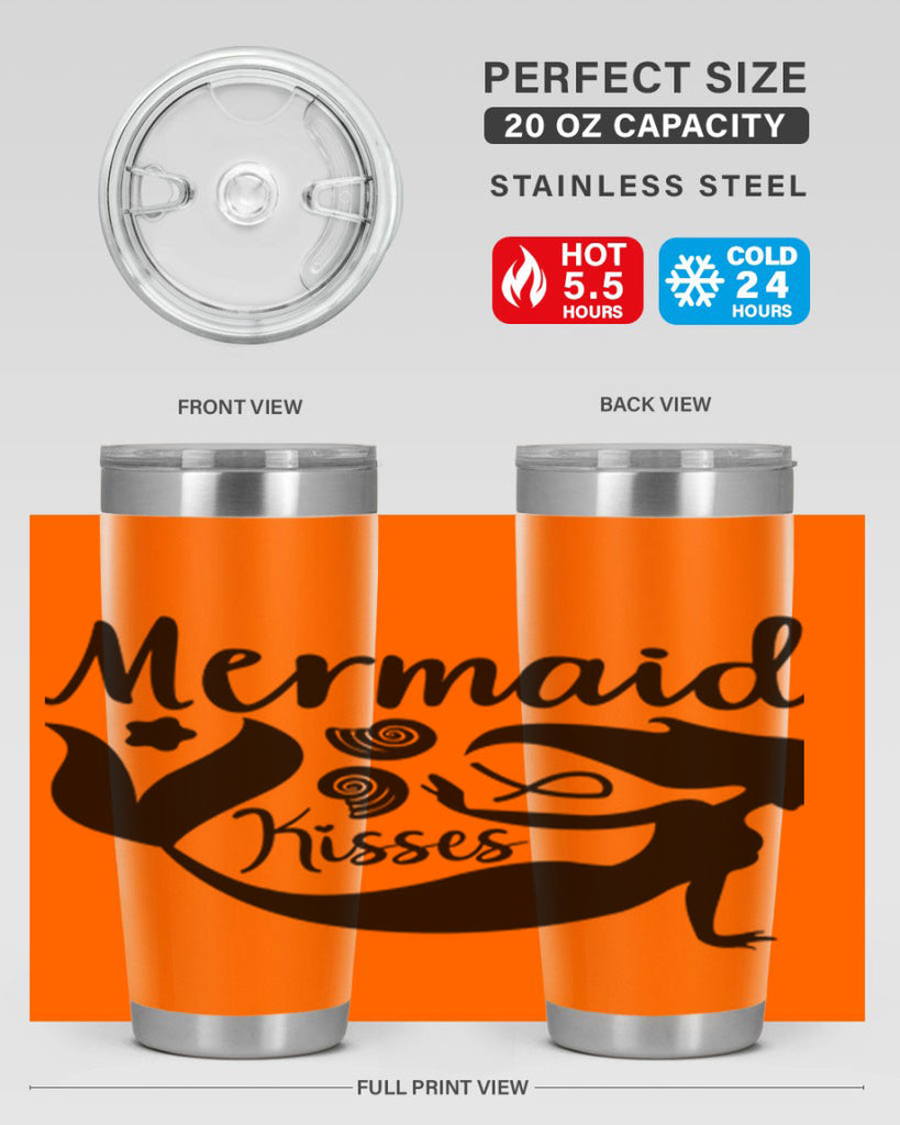 Mermaid kisses design 428#- mermaid- Tumbler