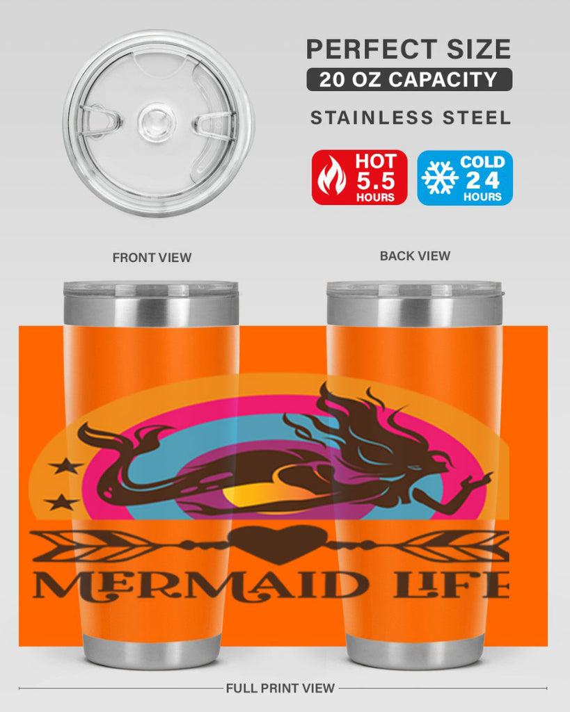 Mermaid life 431#- mermaid- Tumbler