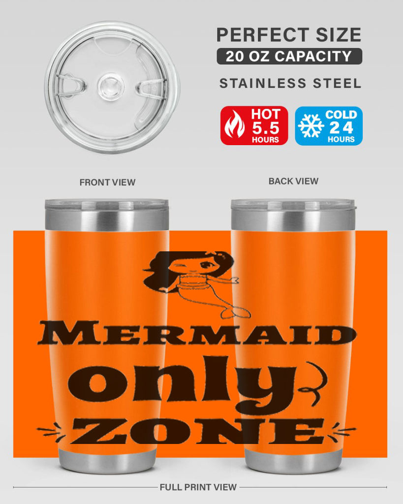 Mermaid only zone 439#- mermaid- Tumbler