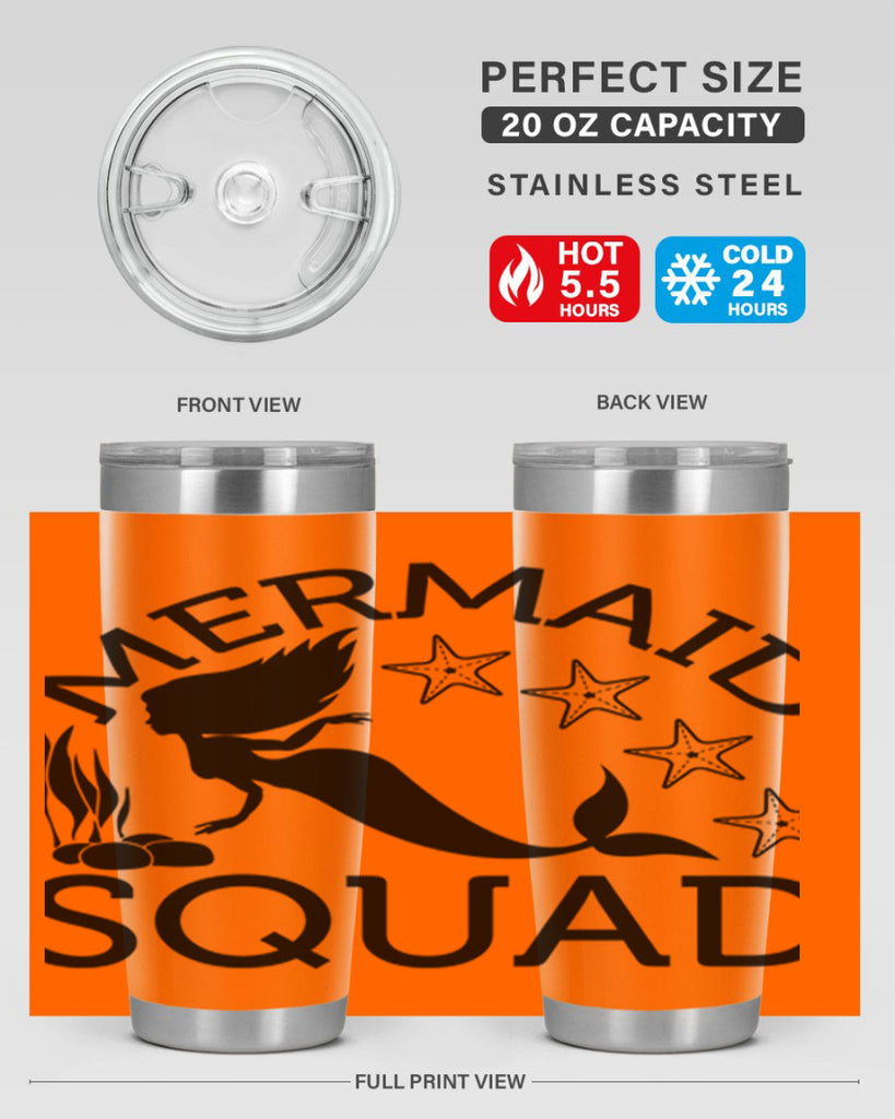 Mermaid squad 448#- mermaid- Tumbler