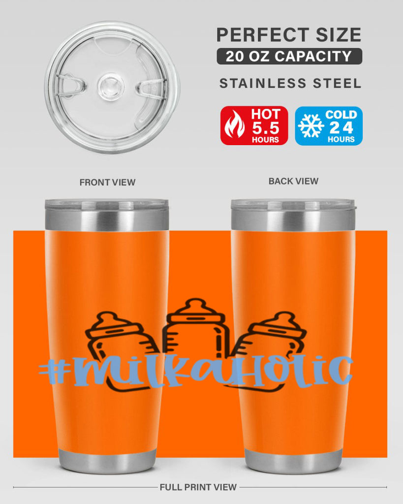 Milkaholic Style 46#- baby- tumbler