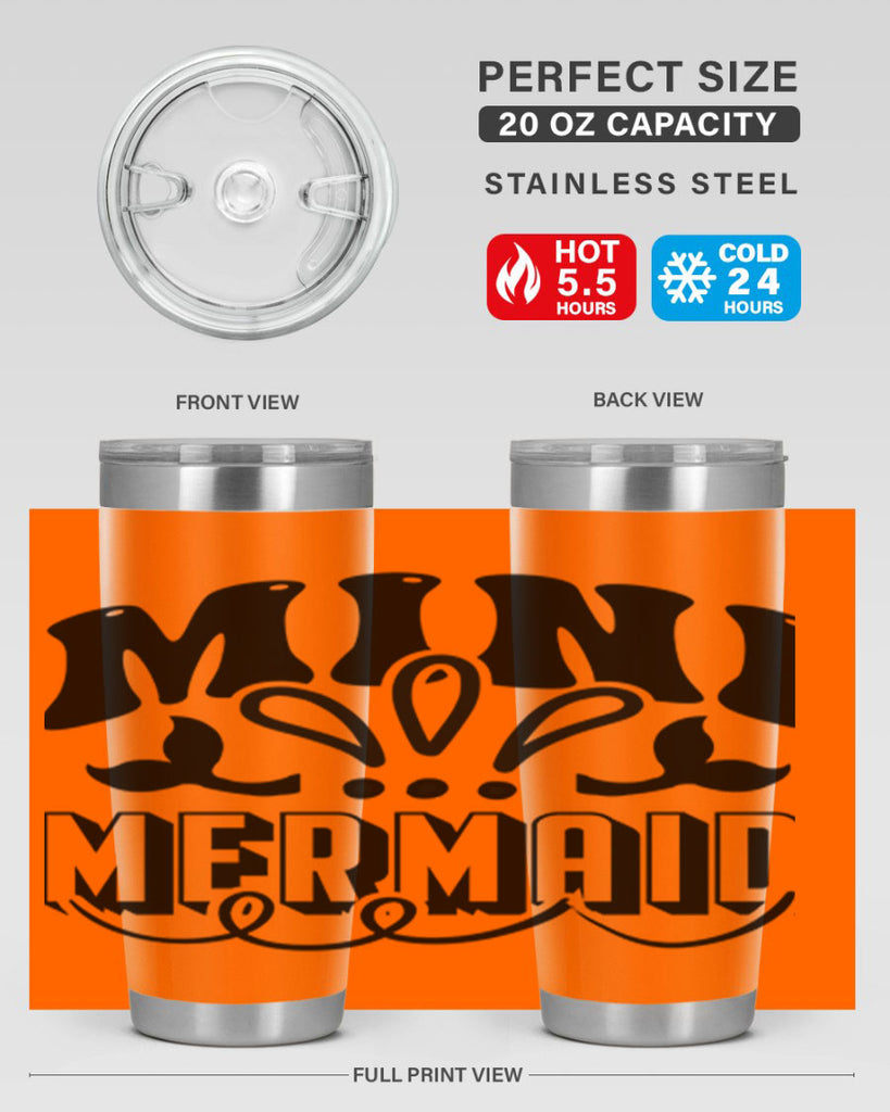 Mini mermaid 507#- mermaid- Tumbler