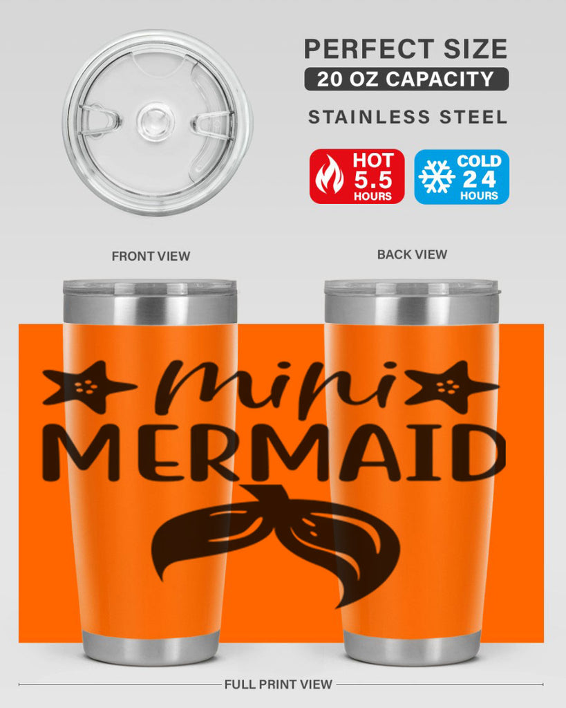 Mini mermaid 511#- mermaid- Tumbler