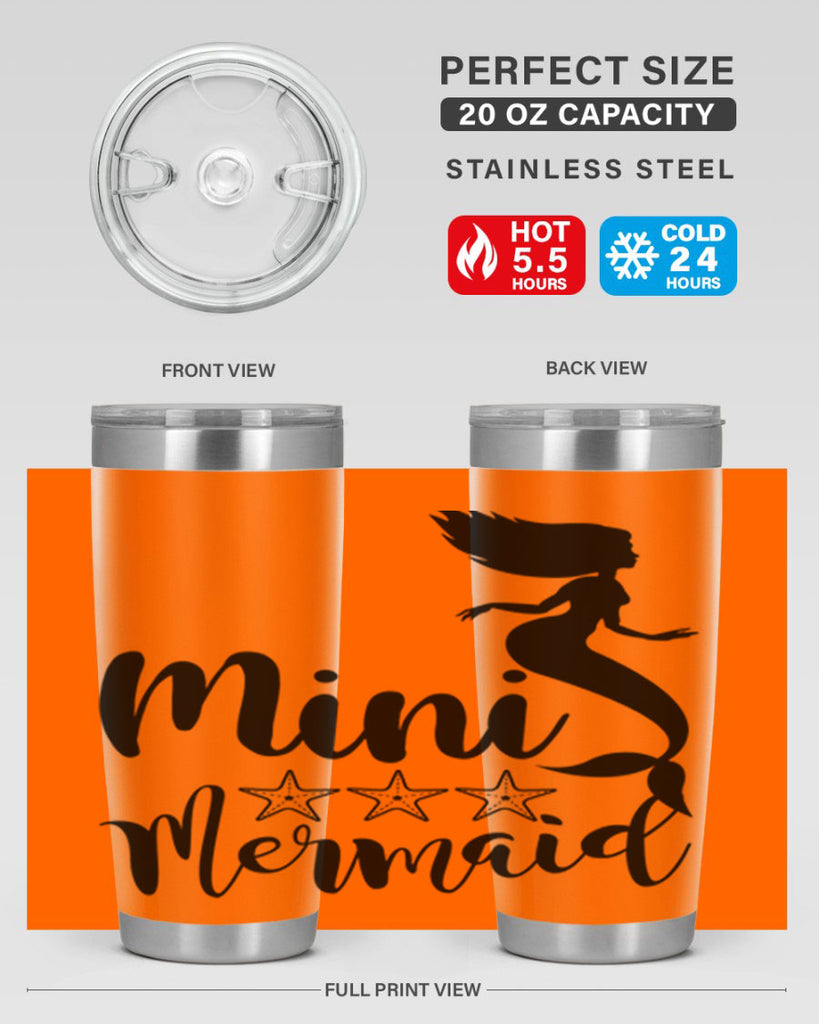 Mini mermaid 512#- mermaid- Tumbler