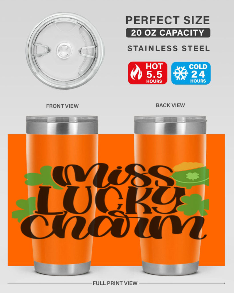 Miss Lucky Charm Style 48#- St Patricks Day- Tumbler
