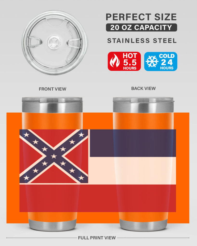 Mississippi 28#- Us Flags- Tumbler