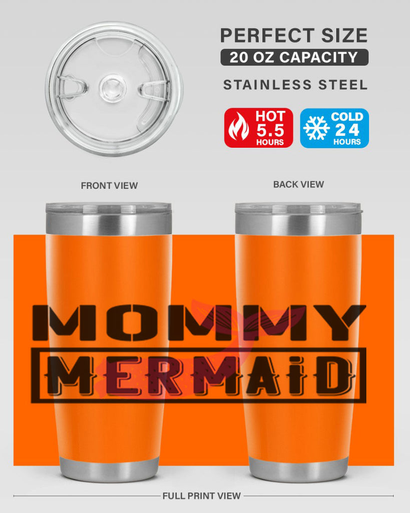 Mommy mermaid 514#- mermaid- Tumbler