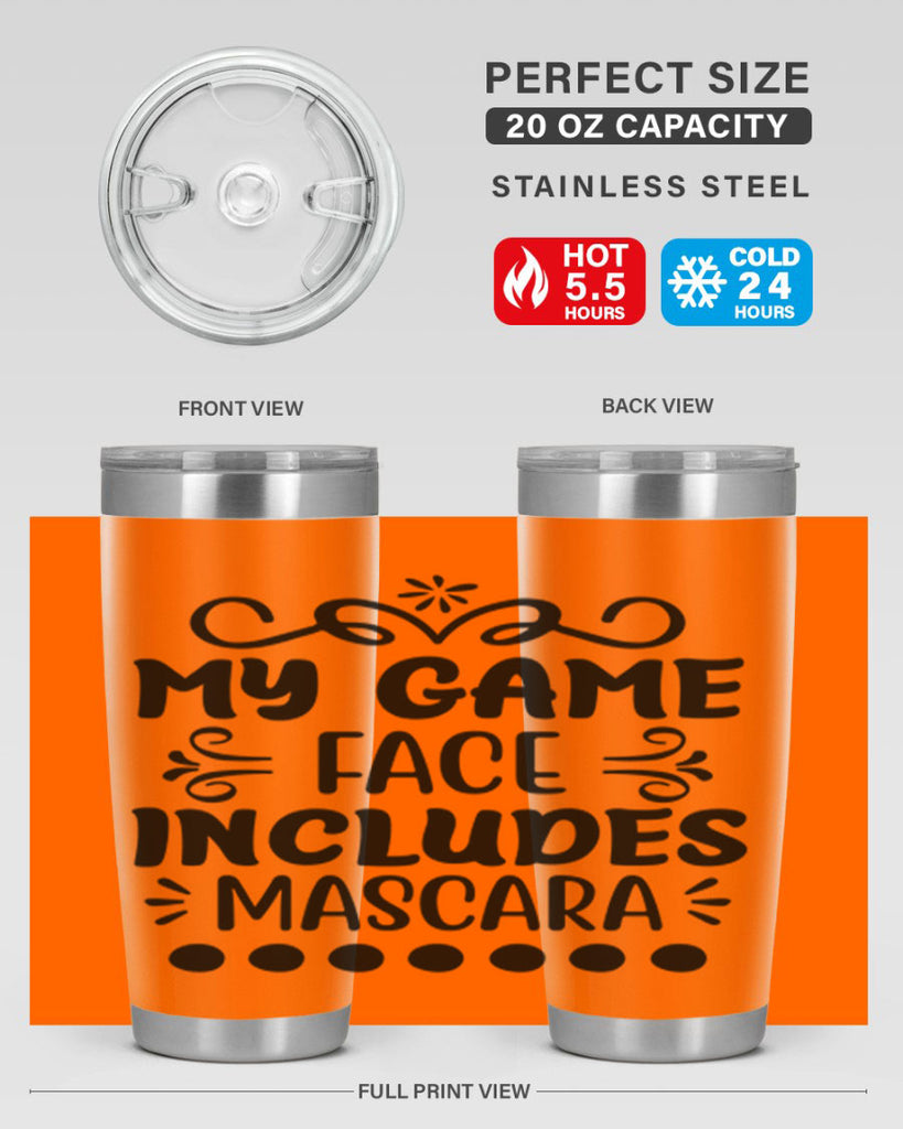 My Game Face Includes Mascara 128#- fashion- Cotton Tank