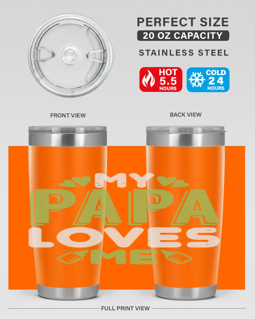 My Papa Loves Me Style 185#- baby- tumbler