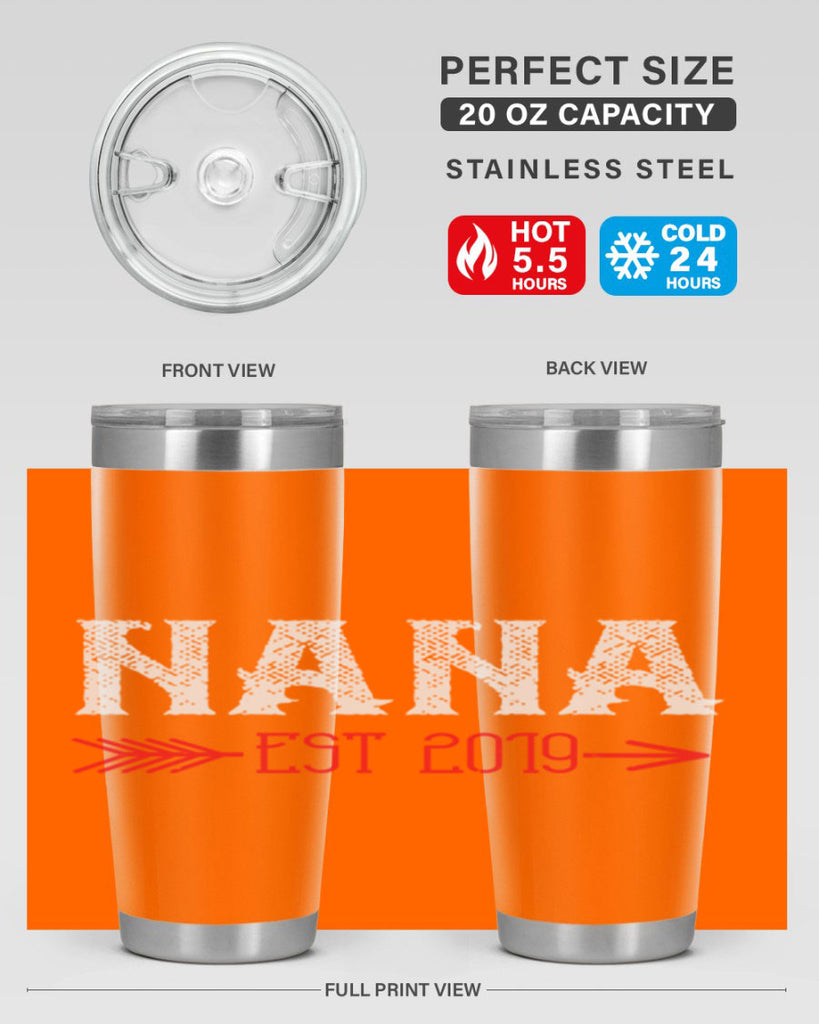 NANA Est 10#- grandma - nana- Tumbler