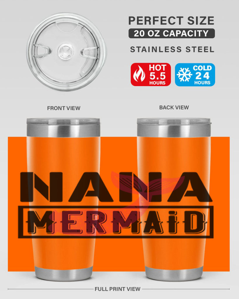 Nana mermaid 517#- mermaid- Tumbler