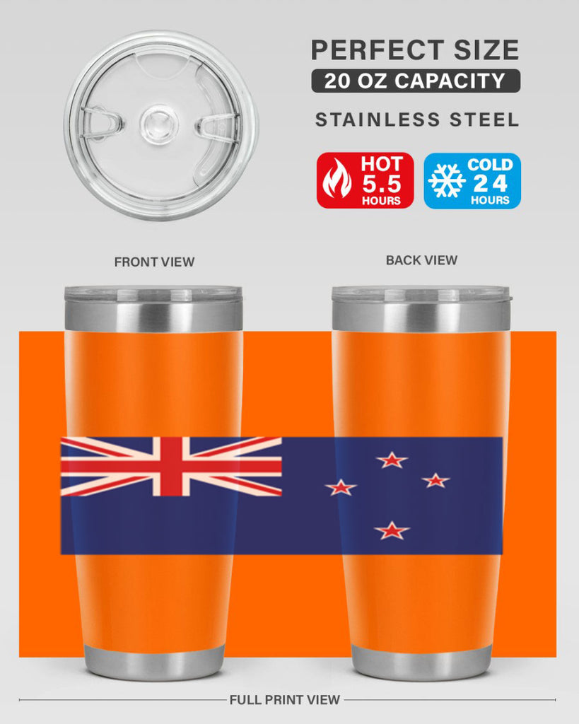 New Zealand 74#- world flags- Tumbler