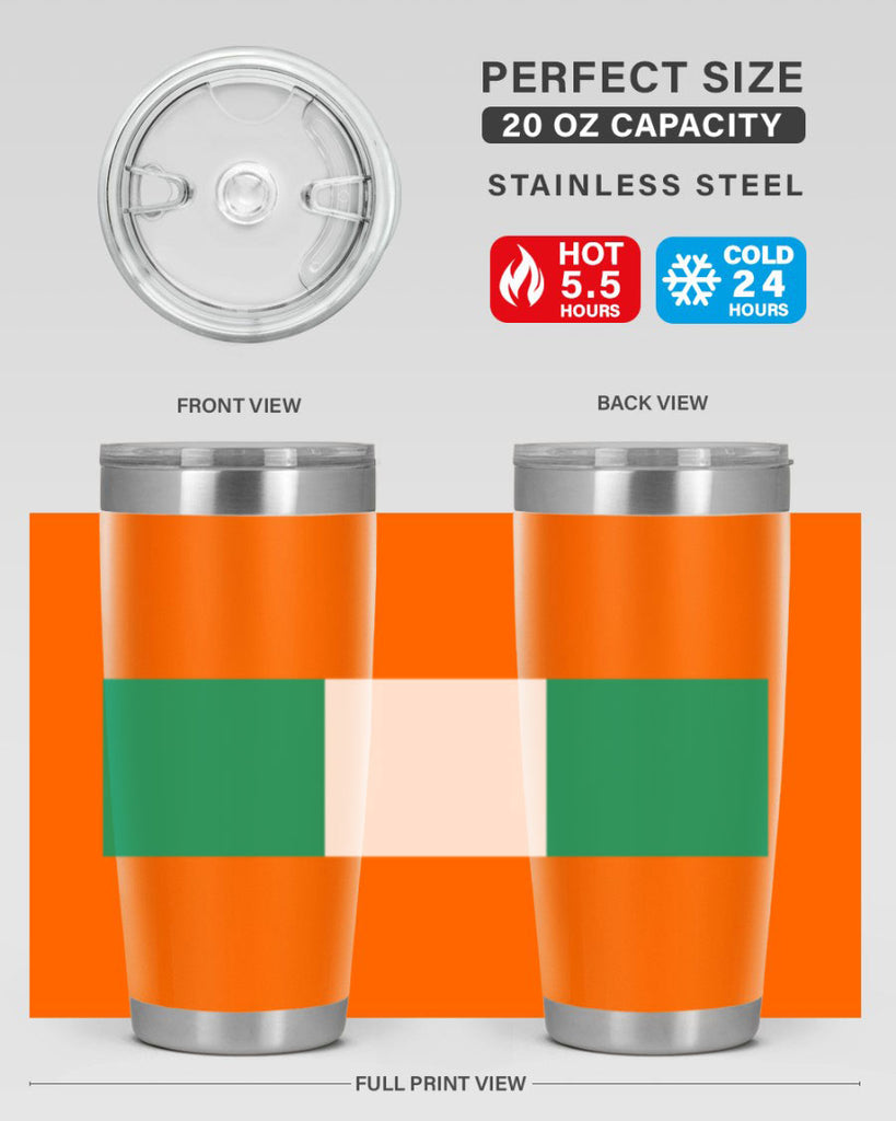 Nigeria 71#- world flags- Tumbler