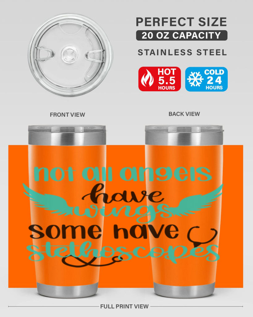 Not All Angels Have Style Style 127#- nurse- tumbler