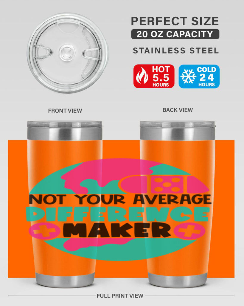 Not Your Averange Difference Maker Style Style 122#- nurse- tumbler