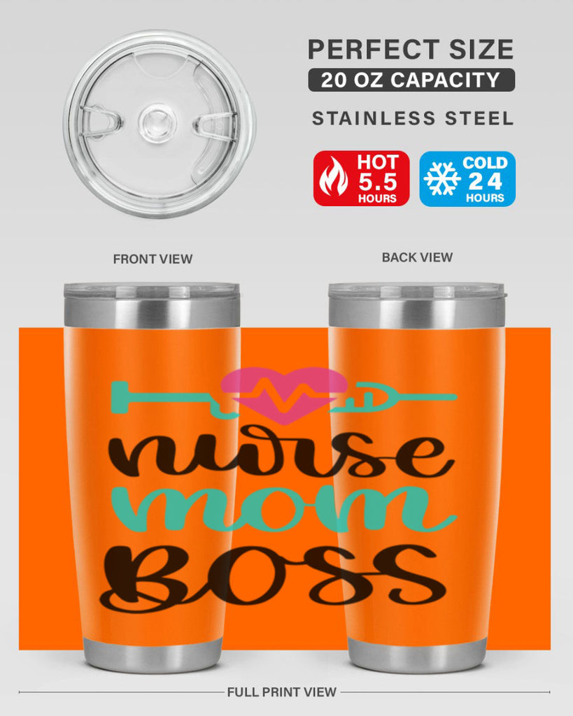 Nurse Mom Boss Style Style 101#- nurse- tumbler