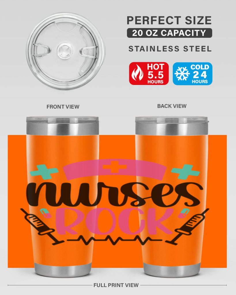 Nurses Rock Style Style 79#- nurse- tumbler