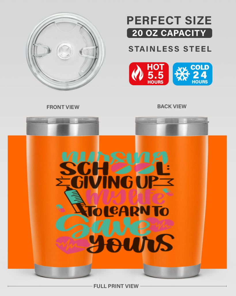 Nursing School Giving Style Style 66#- nurse- tumbler