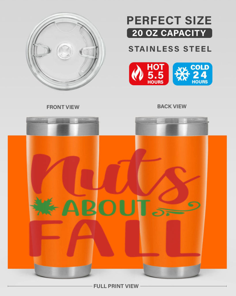 Nuts About Fall 443#- fall- Tumbler