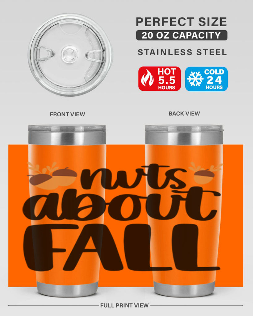 Nuts About Fall 503#- fall- Tumbler