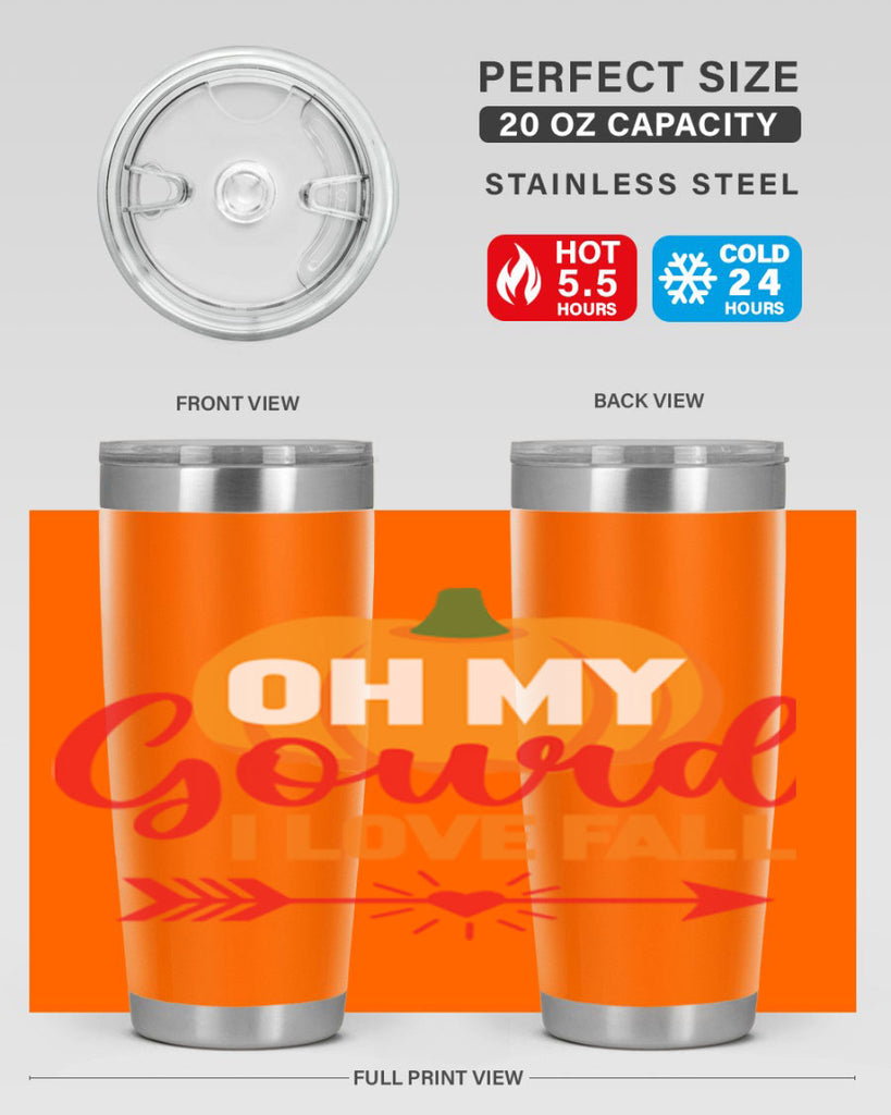 OhMyGourdILove 459#- fall- Tumbler