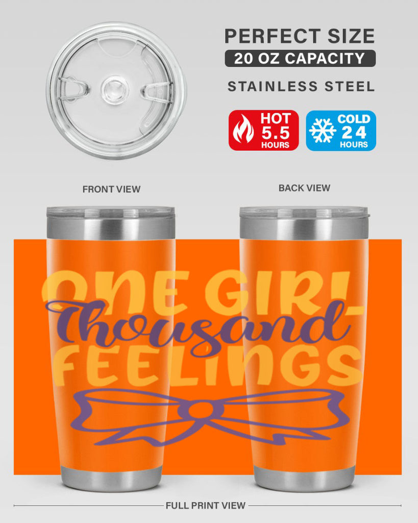 One Girl Thousand Feelings Style 208#- baby- tumbler