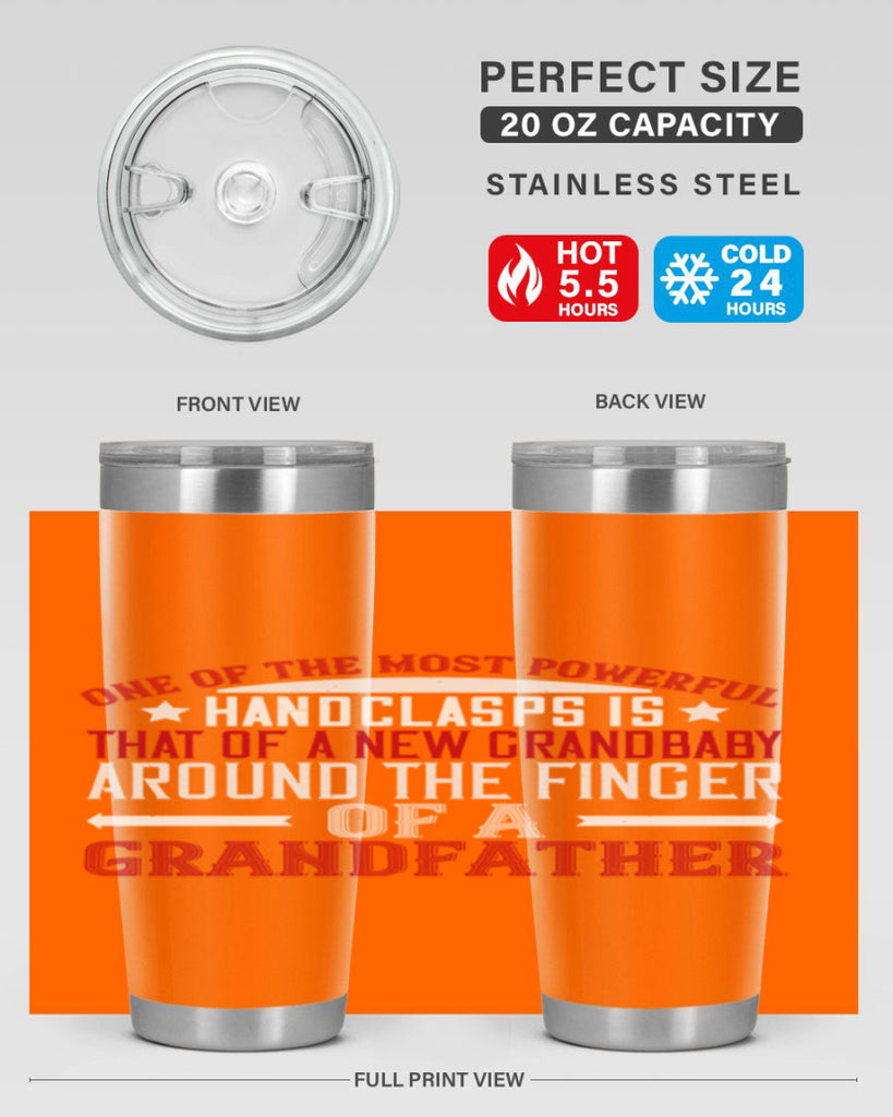 One of the most powerful handclasps 69#- grandpa - papa- Tumbler