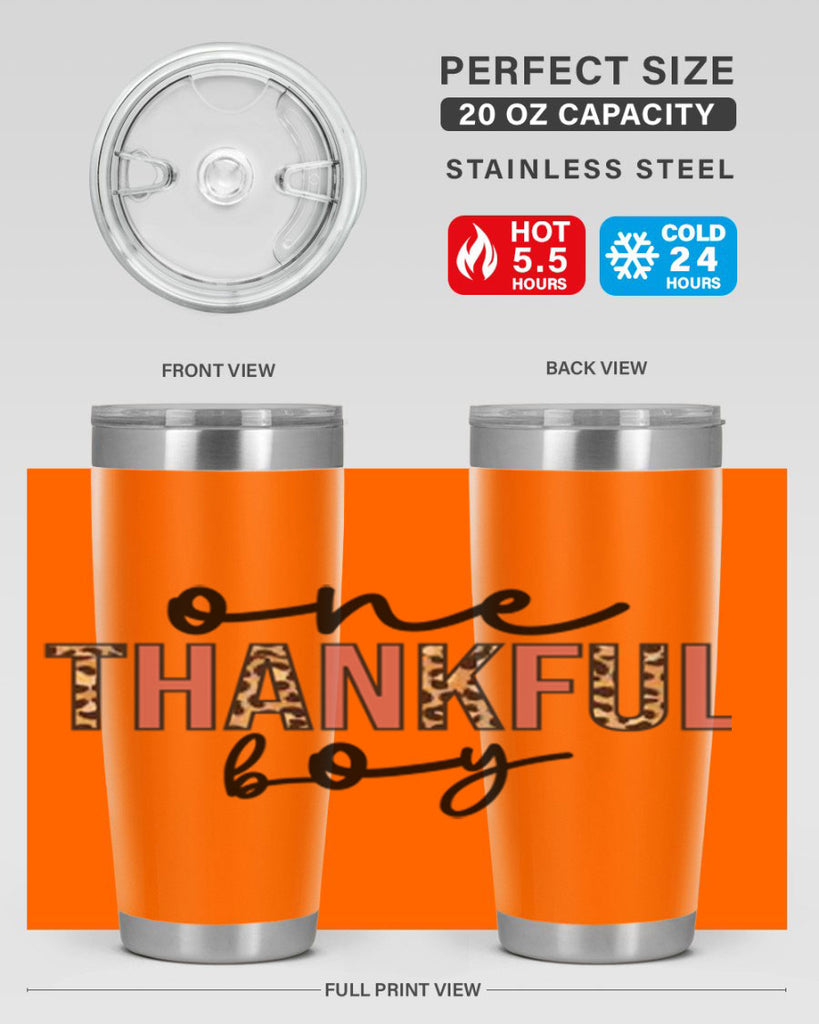 One thankful boy 462#- fall- Tumbler