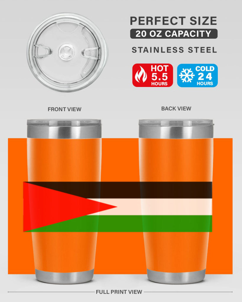 Palestine 64#- world flags- Tumbler