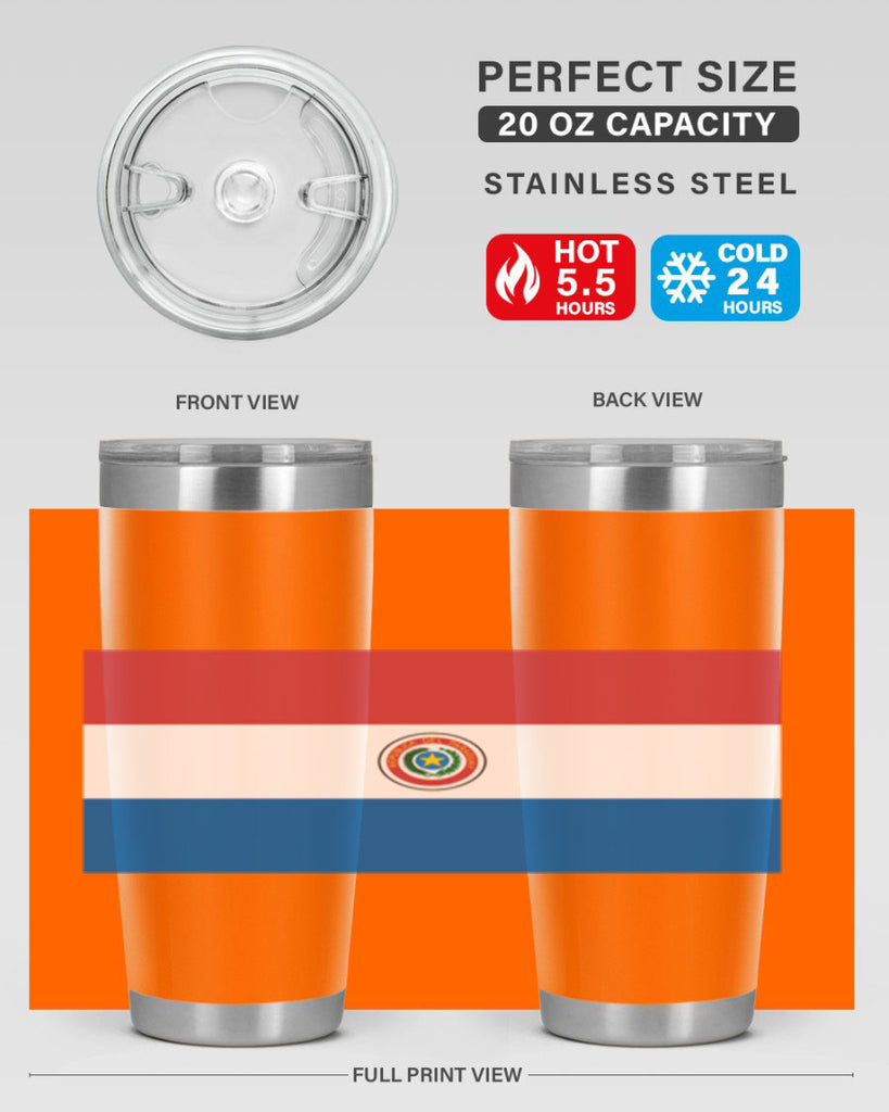 Paraguay 61#- world flags- Tumbler