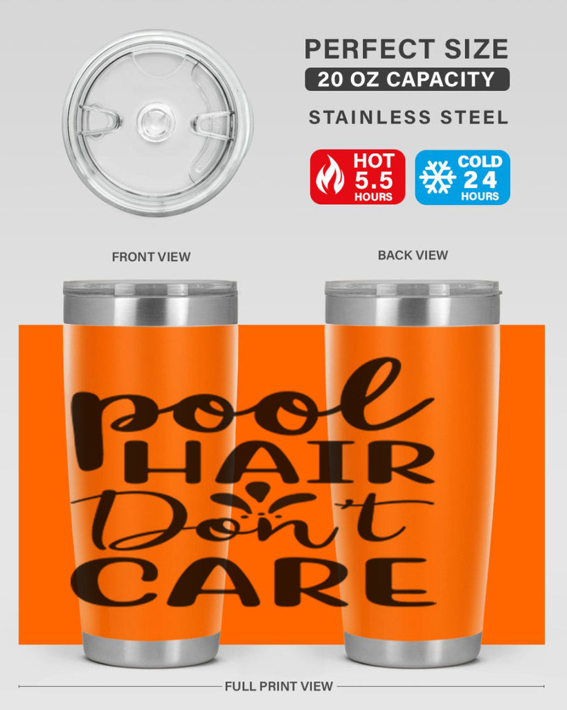 Pool hair dont care 544#- mermaid- Tumbler