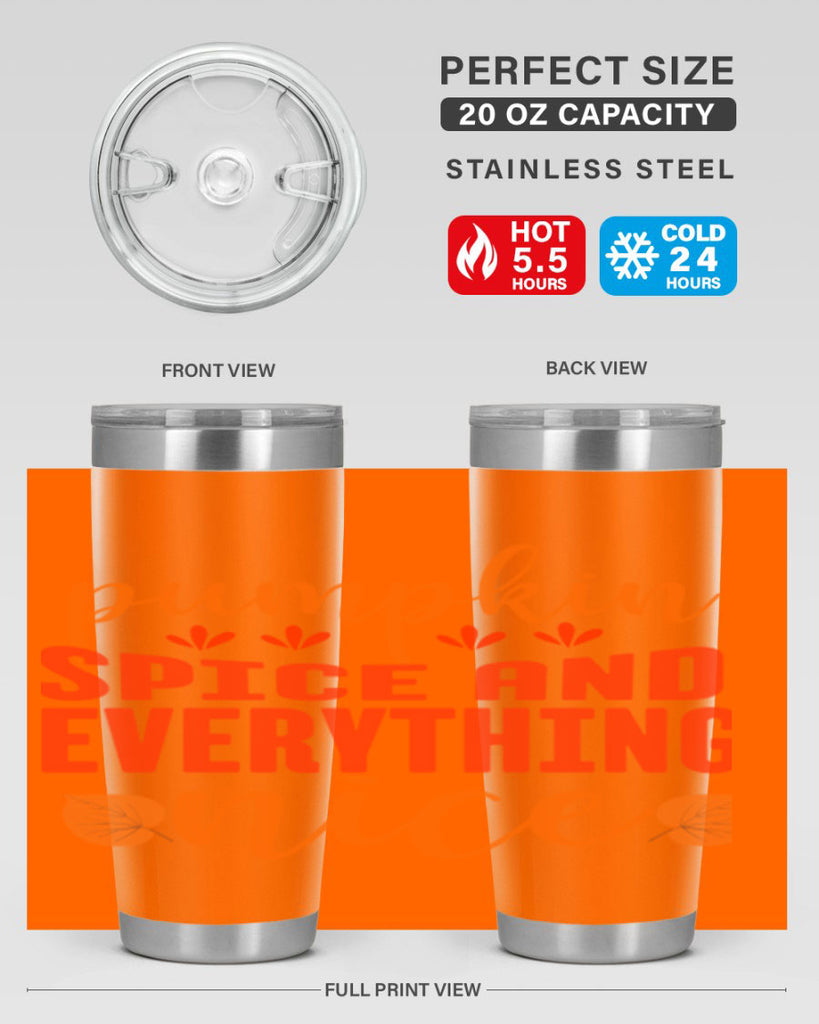 Pumpkin Spice And Everything Nice Design 535#- fall- Tumbler