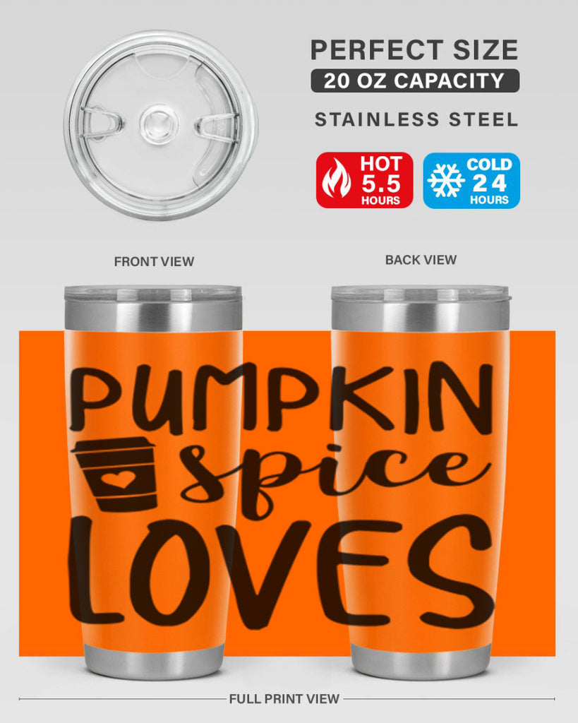 Pumpkin Spice Loves 555#- fall- Tumbler