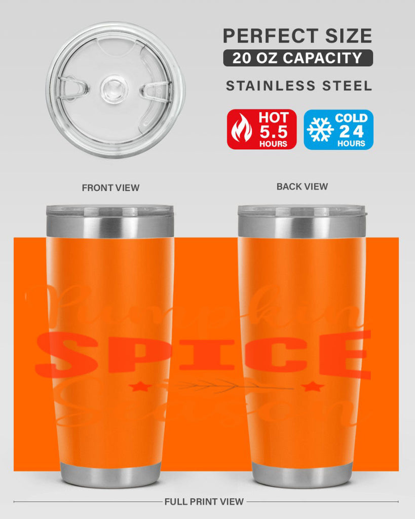 Pumpkin Spice Season Design 557#- fall- Tumbler