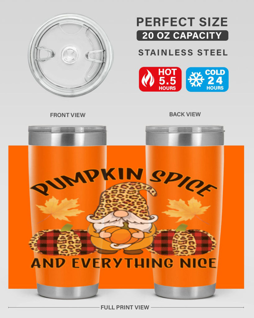 Pumpkin Spice and Everything Nice 534#- fall- Tumbler