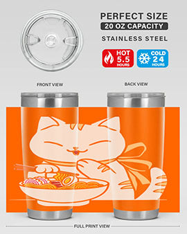 Ramen Cat Kawaii Anime Tee Japanese 280#- anime- Tumbler