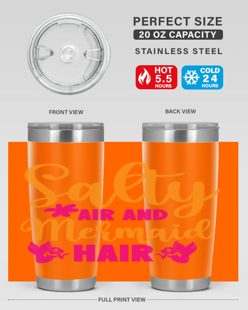 Salty Air And Mermaid Hair 560#- mermaid- Tumbler