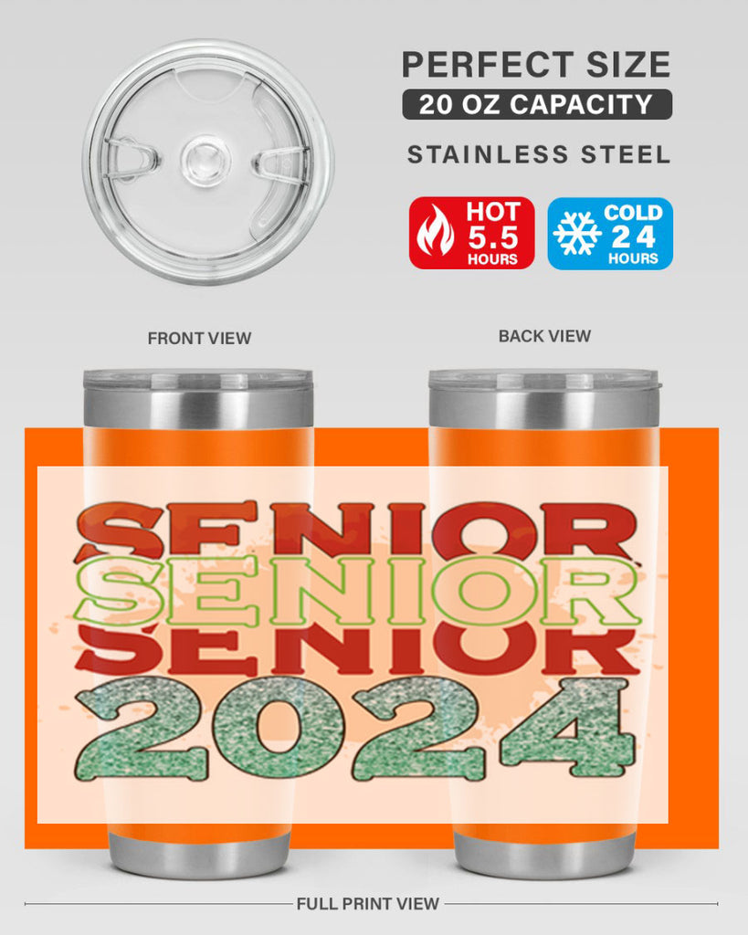 Senior 2024 1 10#- 12th grade- Tumbler