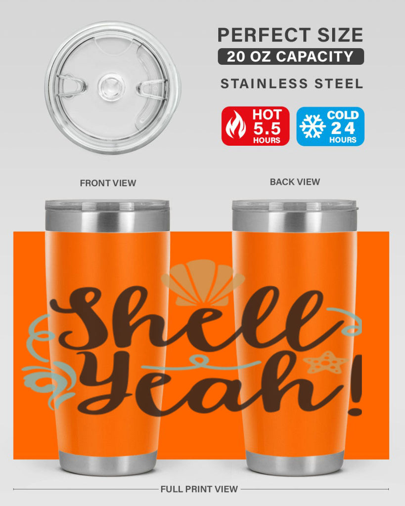 Shell Yeah 592#- mermaid- Tumbler