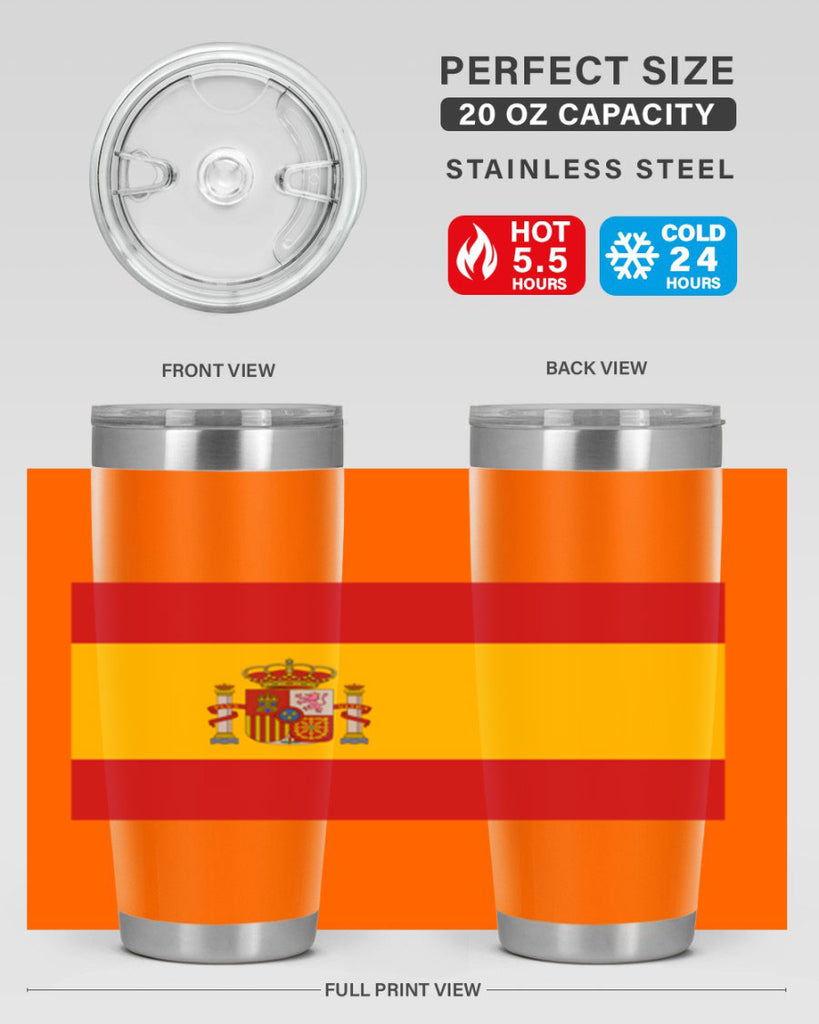 Spain 33#- world flags- Tumbler