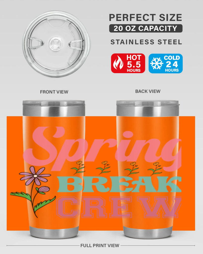 Spring Break Crew  484#- spring- Tumbler