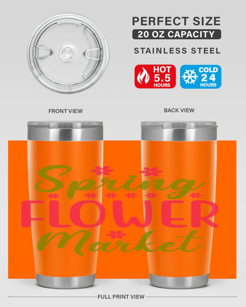 Spring Flower Market 423#- spring- Tumbler