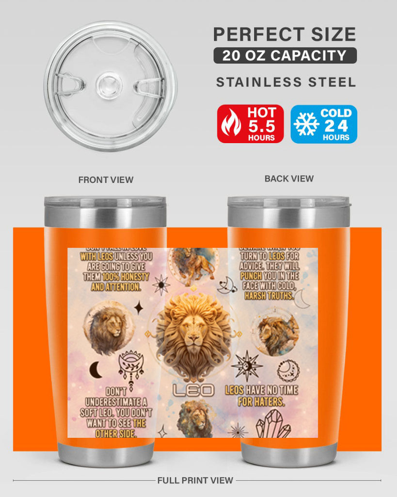 StraightLeo 473#- zodiac- Tumbler