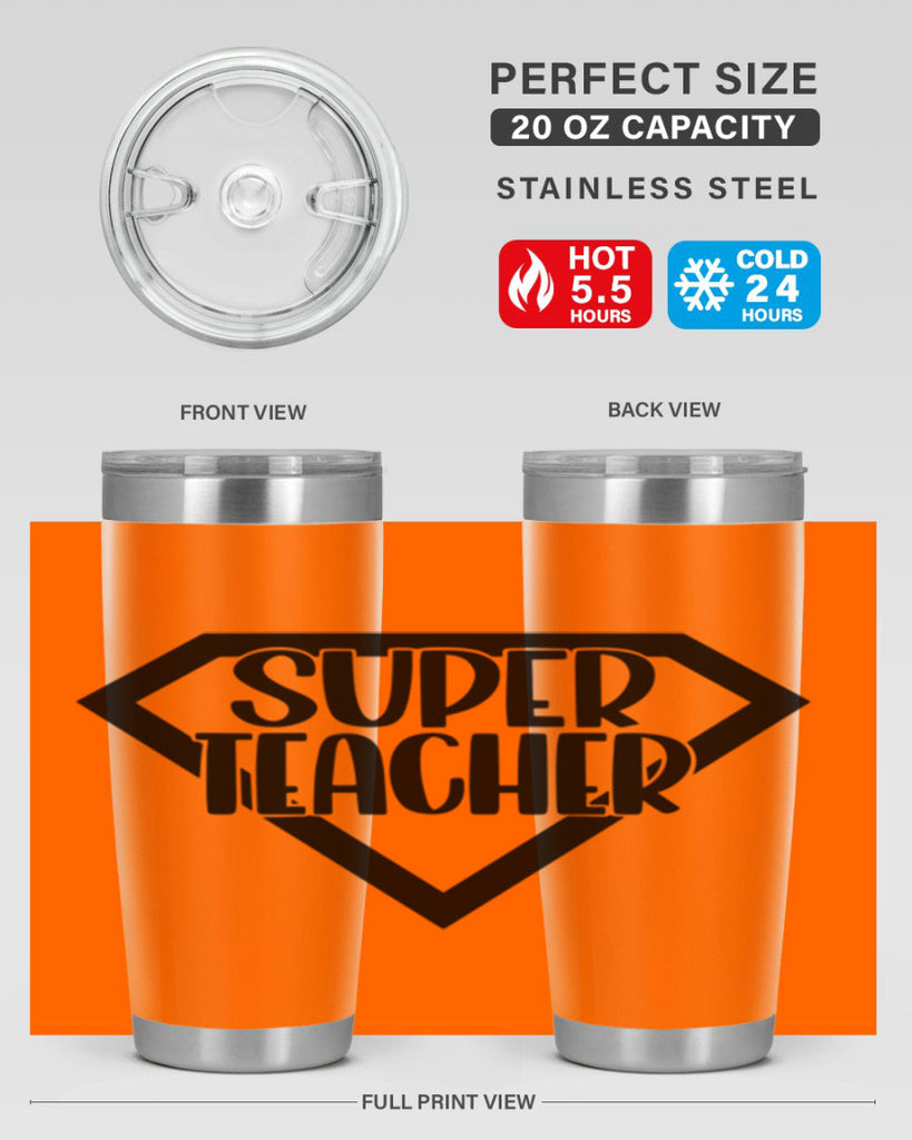 Super Teacher Style 55#- teacher- tumbler